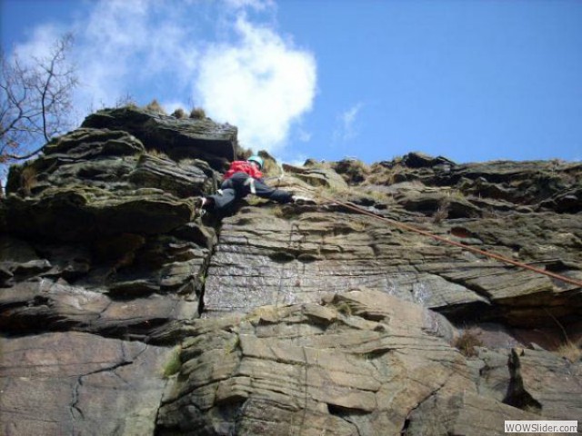 Rock climbing