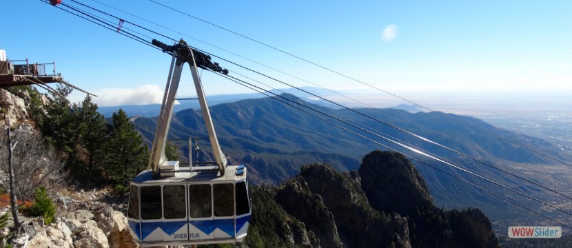 Cable car to the top