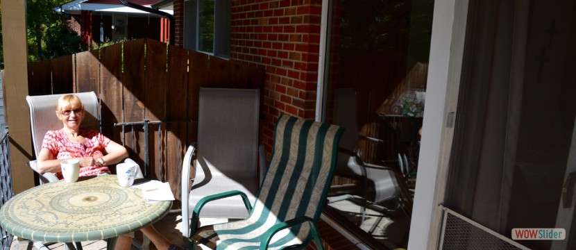 Relaxing On The Deck