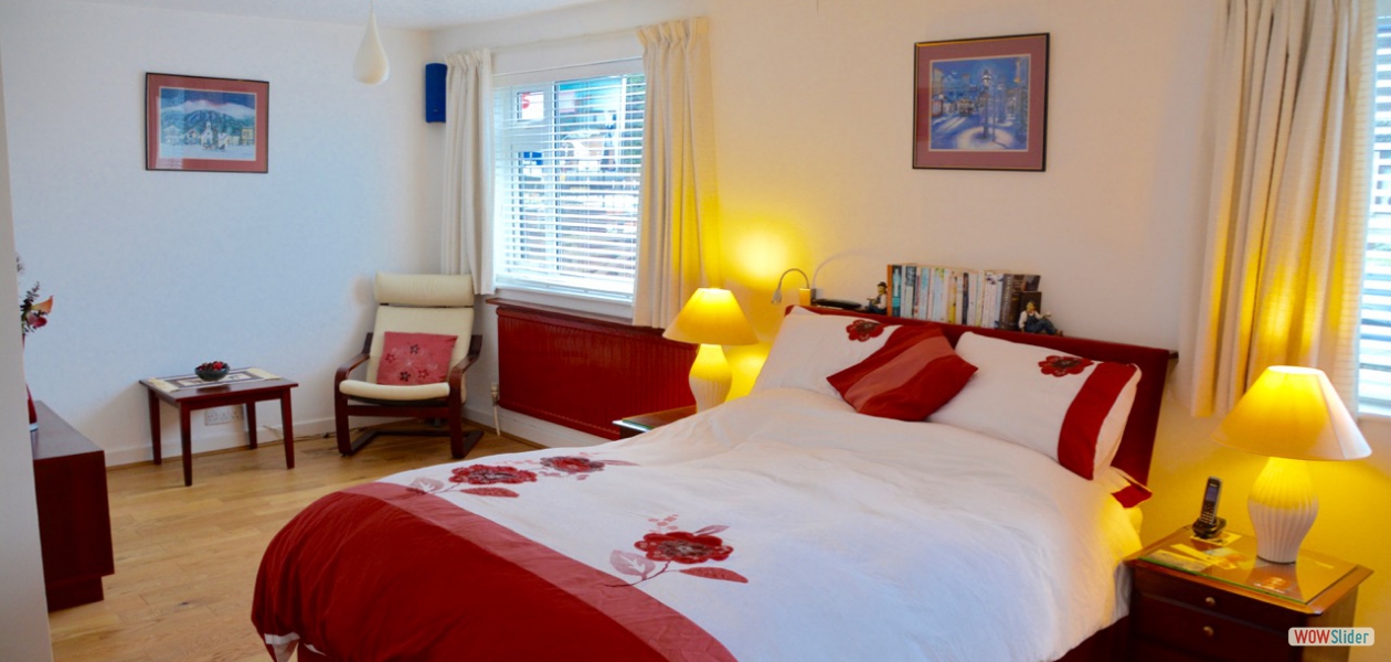 Whilst the master bedroom features large wardrobe, sitting area, TV and en-suite bathroom.